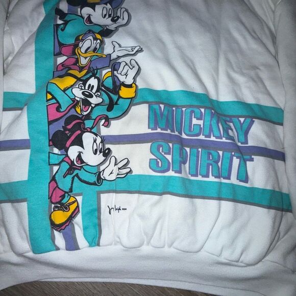Vintage Mickey Unlimited Disney Jerry Leigh Sweatshirt large - Picture 2 of 7